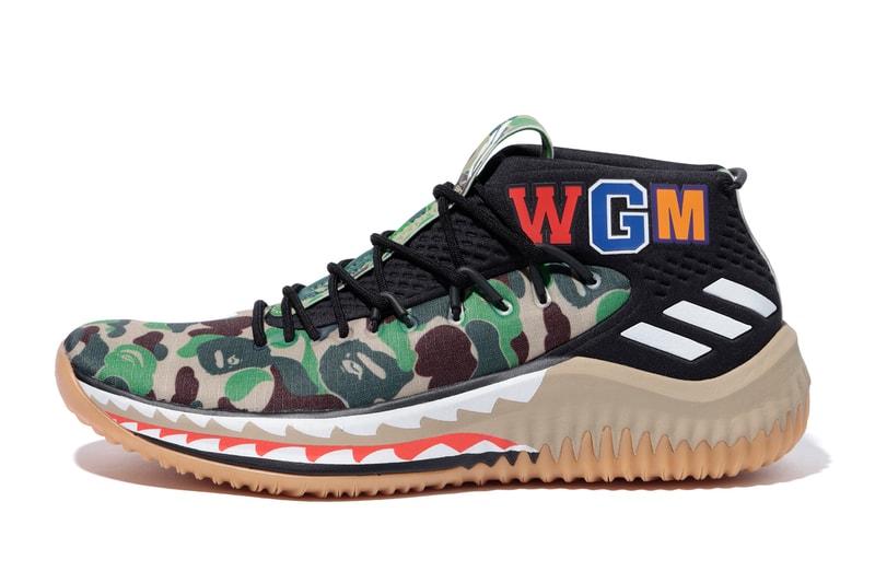 BAPE®️ x adidas のタッグによる最新コラボ Dame 4 のリリース情報が遂に判明 アイコニックなデザインのみならず機能性にも重点を置いたハイパフォーマンスな1足をチェック NBA オールスター 2018 Damian Lillard デイミアン・リラード シグネチャーモデル Dame 4 adidas アディダス BAPE®️ ベイプ ティーザー画像 グリーン ブラック レッド adidas by BAPE® Damian Lillard 4 A BATIHNG APE®️ ア ベイシング エイプ BAPE®️ CAMO シャークフーディ BOUNCE™️クッション BAPE.COM オンラインストア 通販  Chris Stamp クリス・スタンプ STAMPD スタンプド HYPEBEAST ハイプビースト