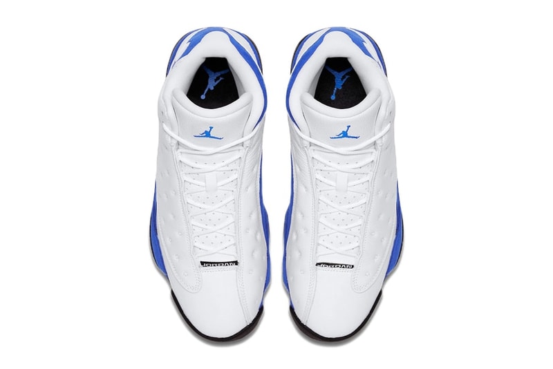 Nike よりヘッズ待望の Air Jordan 13 “White/Royal” の日本発売情報が判明 〈Jordan Brand〉史上最も個性的と言われる名作モデルがレディスライクな爽やかな色合いで登場 Jordan Brand ジョーダン ブランド 2018年春 新作フットウェアコレクション 全ラインアップ Nike ナイキ Air Jordan 13 “White/Royal” 黒豹 曲線的なシルエット 肉球を連想させるソールデザイン 斑点模様 ステッチ ホワイトレザー ロイヤルカラー ヌバック 3月3日（土） 22,680円（税込） SNKRS 通販 オンライン HYPEBEAST ハイプビースト