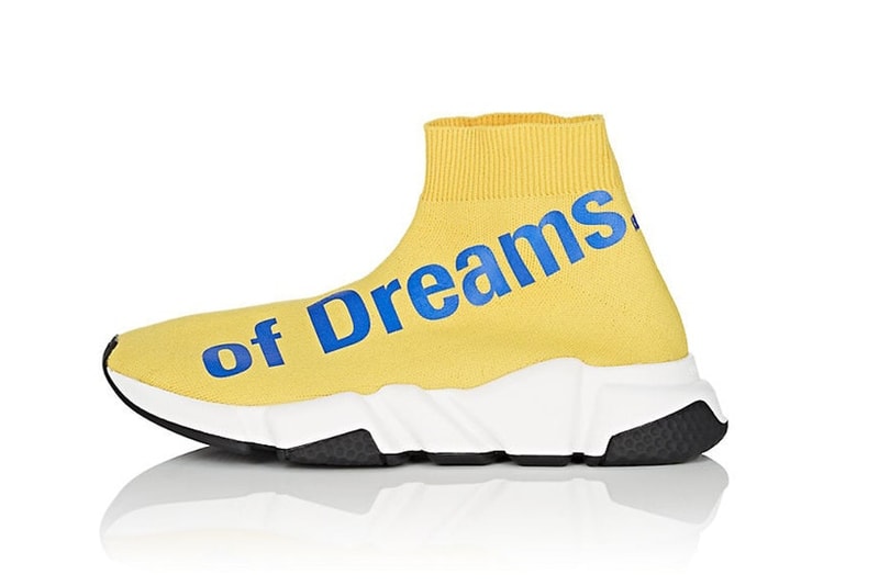 Balenciaga より “夢の力” を手に入れた新作 Speed Trainer が登場 シンボリックなテキストグラフィックが目を引く話題の1足をチェック Speed Trainer スピードトレーナー Balenciaga バレンシアガ シンボリック Demna Gvasalia デムナ・ヴァザリア メモリーソールテクノロジー ニットアッパー The Power of Dreams 夢の力 ブランディング BARNEYS NEW YORK 795ドル 約84,400円 ウィメンズ HYPEBEAST ハイプビースト