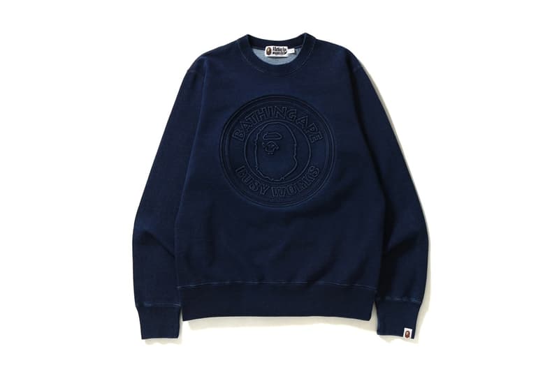 BAPE® よりインディゴ染めと伝統的な刺し子素材を採用した最新 INDIGO COLLECTION が登場 ベイプ hypebeast インディゴ 染め 刺し子 ア ベイシング エイプ