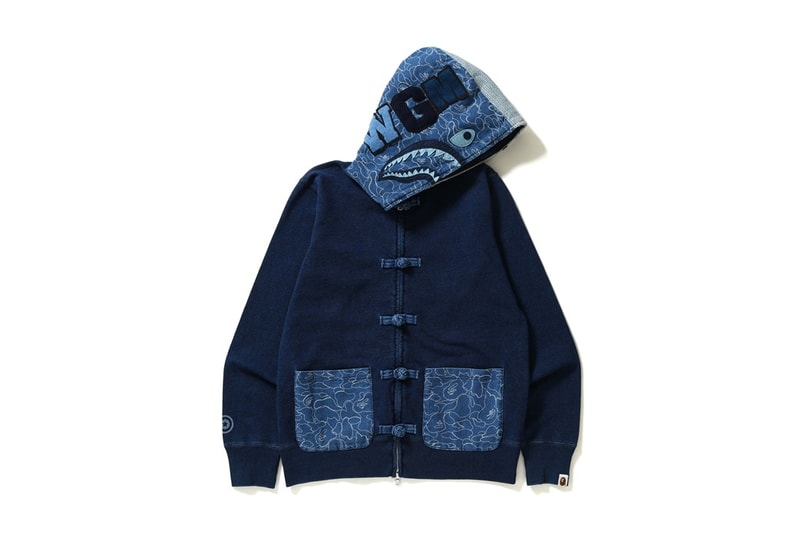 BAPE® よりインディゴ染めと伝統的な刺し子素材を採用した最新 INDIGO COLLECTION が登場 ベイプ hypebeast インディゴ 染め 刺し子 ア ベイシング エイプ