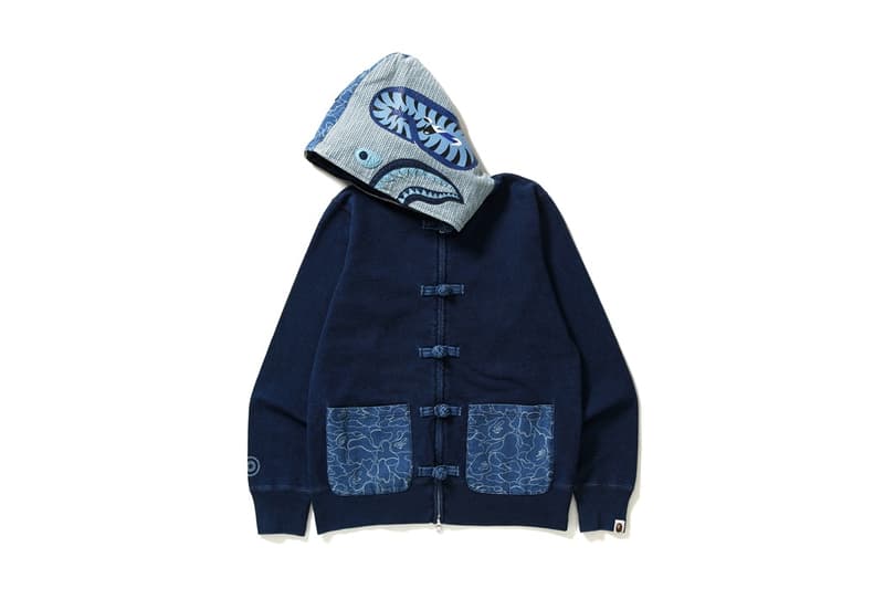 BAPE® よりインディゴ染めと伝統的な刺し子素材を採用した最新 INDIGO COLLECTION が登場 ベイプ hypebeast インディゴ 染め 刺し子 ア ベイシング エイプ