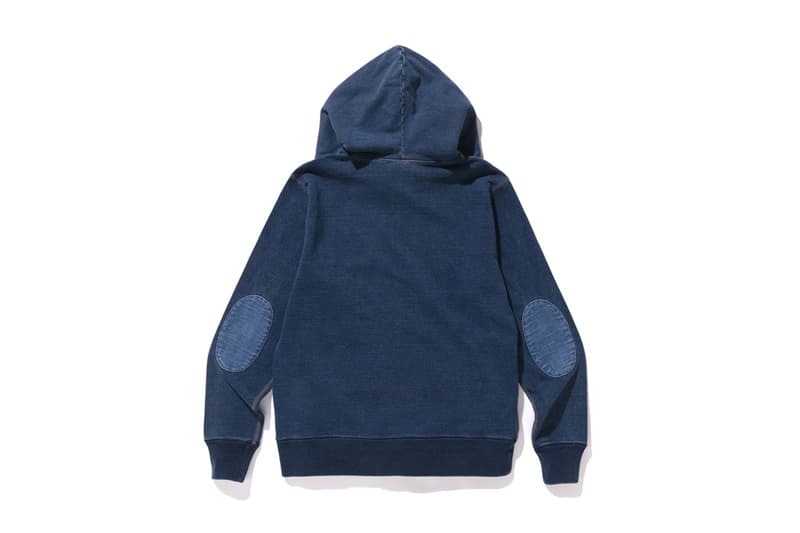 BAPE® よりインディゴ染めと伝統的な刺し子素材を採用した最新 INDIGO COLLECTION が登場 ベイプ hypebeast インディゴ 染め 刺し子 ア ベイシング エイプ