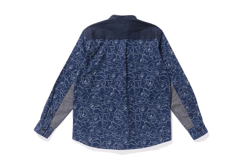 BAPE® よりインディゴ染めと伝統的な刺し子素材を採用した最新 INDIGO COLLECTION が登場 ベイプ hypebeast インディゴ 染め 刺し子 ア ベイシング エイプ