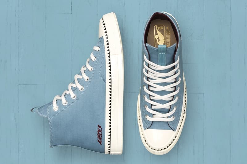 シンプルなロゴものと各球団の歴史をシューズ上で表現したNBAファン垂涎のパッケージ Converse が NBA オールスターに先駆けて “Discovery Edition” ＆ “City Edition” をリリース 昨年のNBAコレクションに引き続き、〈Converse（コンバース）〉がオールスターゲーム開催を記念して、“Discovery Edition”と“City Edition”、2つの新作パッケージをリリースした。“City Edition”は、アッパー全体に各球団のロゴを配置。一方の“Discovery Edition”はよりバスケ好きに刺さるアプローチで、メモリアルな1日の刺繍や国旗、素材など、チームの歴史を掘り下げることで見えてきたデザインをシューズ上に落とし込んでいる。  例のごとく〈Converse〉の国内オンラインにはデリバリーされていないが、NBAファンは是非、上のフォトギャラリーから各球団仕様にアレンジされたChuck Taylor All Starをチェックしてみてほしい。  ちなみに、2月18日（現地時間）に開催される「NBA オールスター2018」のメンバー一覧はすでに確認済み？