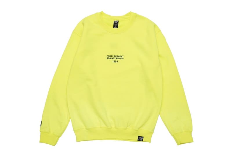 FORTY PERCENT AGAINST RIGHTS® よりWeb限定アイテムを含む新作の数々がリリース 西山徹 HYPEBEAST ハイプビースト