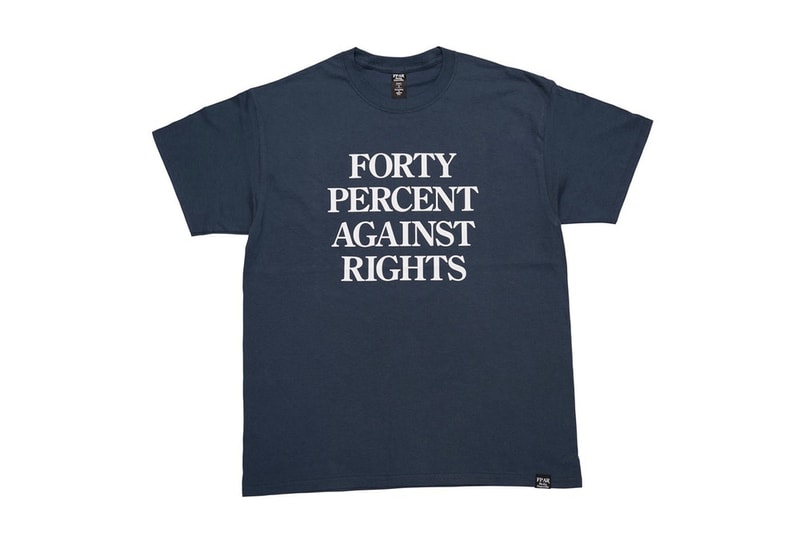 FORTY PERCENT AGAINST RIGHTS® よりWeb限定アイテムを含む新作の数々がリリース 西山徹 HYPEBEAST ハイプビースト