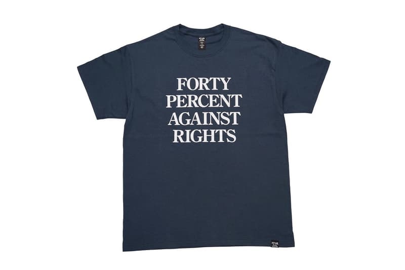 FORTY PERCENT AGAINST RIGHTS® よりWeb限定アイテムを含む新作の数々がリリース 西山徹 HYPEBEAST ハイプビースト
