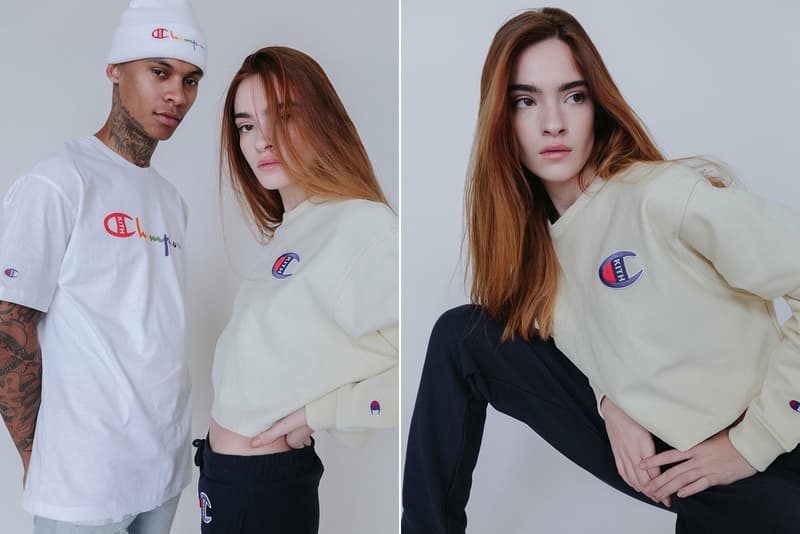 KITH x Champion のタッグで手がけたコラボスポーツウェアコレクションが登場 キス チャンピオン hypebeast スポーツウェア コラボ