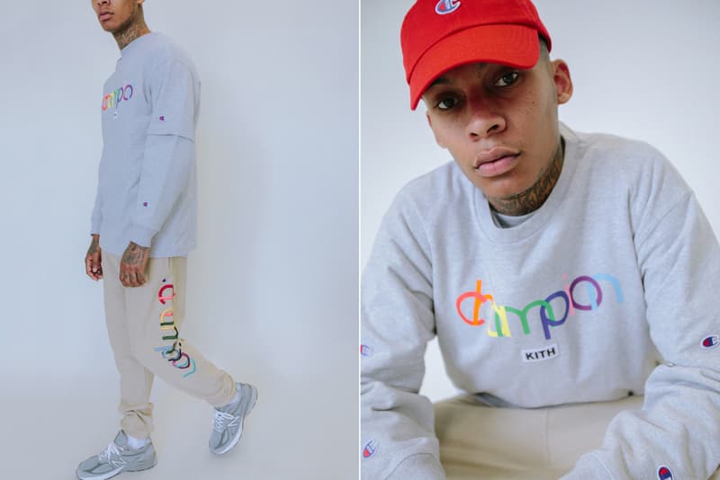 KITH x Champion のタッグで手がけたコラボスポーツウェアコレクションが登場 キス チャンピオン hypebeast スポーツウェア コラボ