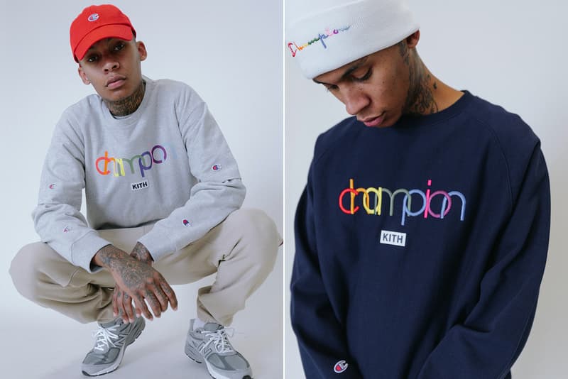 KITH x Champion のタッグで手がけたコラボスポーツウェアコレクションが登場 キス チャンピオン hypebeast スポーツウェア コラボ