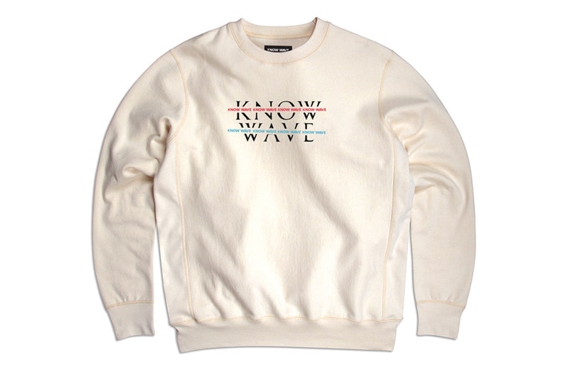 KNOW WAVE よりお馴染みロゴにアクセントを効かせたクルーネックスウェットシャツが登場 HYPEBEAST ハイプビースト