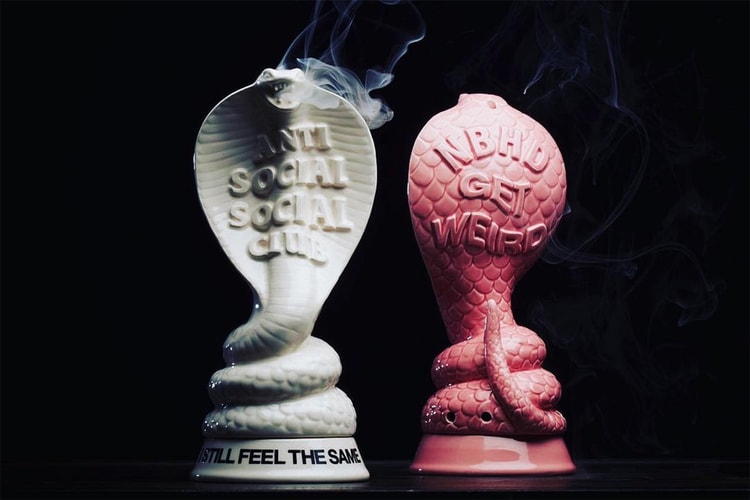 NEIGHBORHOOD が Anti Social Social Club とのコラボお香立てのビジュアルを解禁