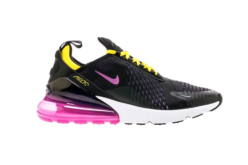 Air Max 270 の新色ブラック/ホワイトがリリース間近 Air Max Dayに向けてレトロな仕上がりのピンク/イエローも同時発売か 昨年ベールを脱いで以降、『HYPEBEAST』でも度々紹介してきた新生Air Max 270。来月に迫るAir Max Dayに向けて〈Nike（ナイキ）〉がどれだけニューカラーを仕込んでいるのか、その全貌は知る由もないが、その一部としてブラック/ホワイトとピンク/イエローの存在が明らかになった。通気性を考慮したメッシュアッパーとダメージの入りやすい箇所に施したシームレスプロテクション、史上最大のヒールAirユニットなど、ディテールに大きな変更はないが、ピンク/イエローはレイヤーから覗くビビッドカラーにより、どこかレトロ感を醸す仕上がりとなっている。  発売日はどちらも3月2日（現地時間）が有力な模様。国内リリースの詳細については、『SNKRS』のローンチカレンダーのアップデートを待とう。  ちなみに、3月1日（木）には漆黒のAir VaporMax Plus “HEAD OF ITS TIME – AGAIN.”の発売が控えているので、カレンダーのマークをお忘れなく。