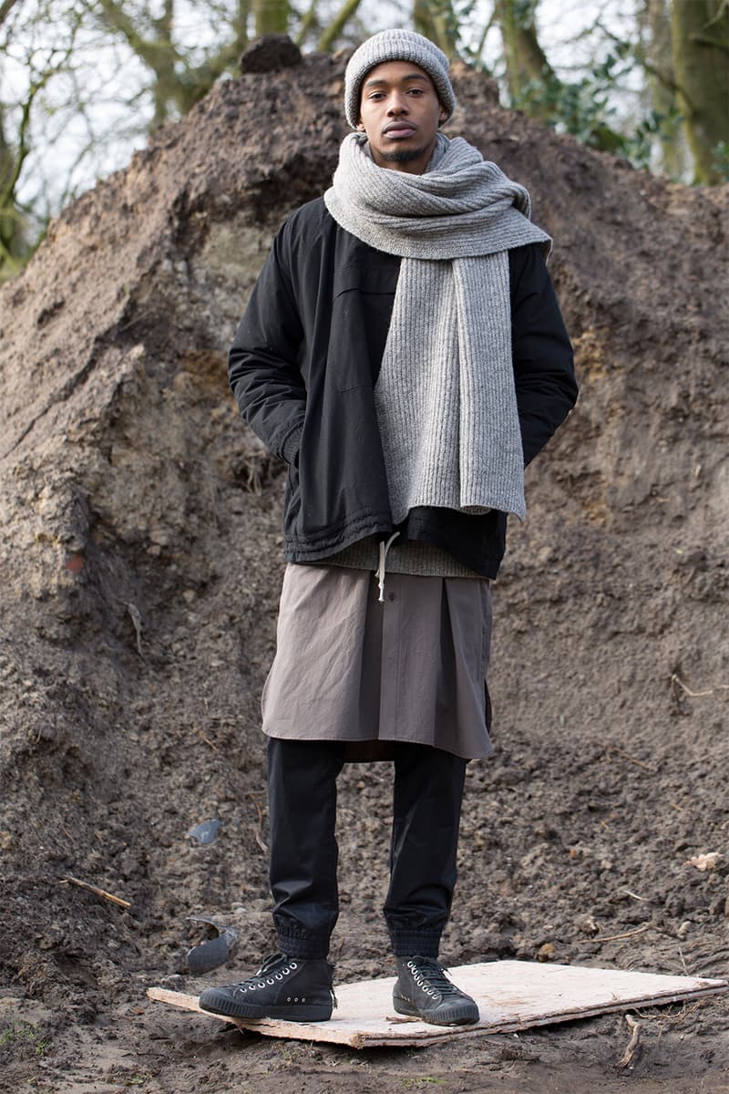 O Project が素材本来の魅力を最大限生かした2018年秋冬ルックブックを公開 西洋と民族の伝統衣装を掛け合わせたリラックスムード漂うウェアはワードローブの必需品 アントワープ王立芸術学院 Jan-JanVan Essche ヤン＝ヤン・ヴァン・エシュ O Project オープロジェクト 2018年秋冬 ルックブック ニット カットソー Gジャン型ジャケット ロングシャツ サルエル風パンツ LANTIKI 乱痴気セントリューム ネペンテス NEPENTHES スタイリスト 片貝俊 HYPEBEAST ハイプビースト