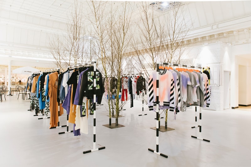 Off-White™ がパリのボン・マルシェ百貨店にポップアップカフェをオープン オフホワイト hypebeast パリ ポップアップ カフェ ジュースバー ボン・マルシェ百貨店