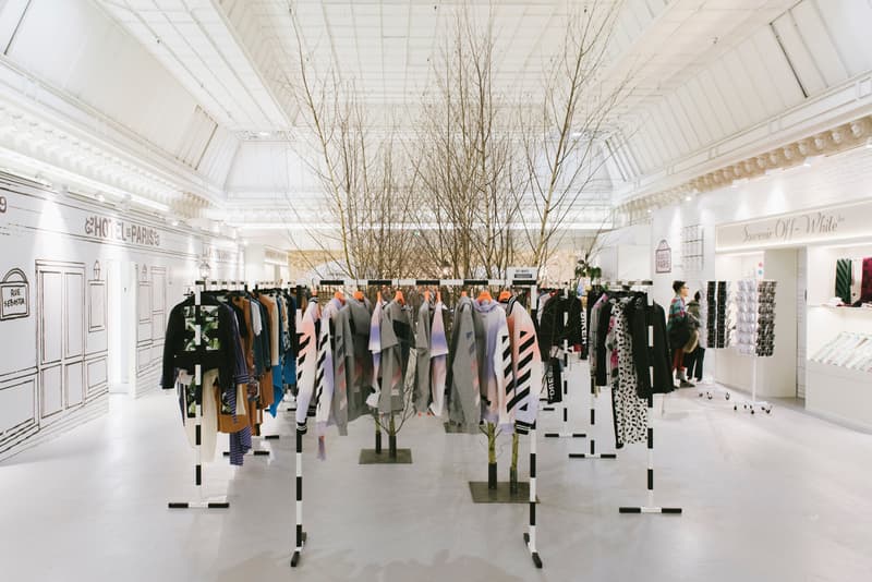 Off-White™ がパリのボン・マルシェ百貨店にポップアップカフェをオープン オフホワイト hypebeast パリ ポップアップ カフェ ジュースバー ボン・マルシェ百貨店