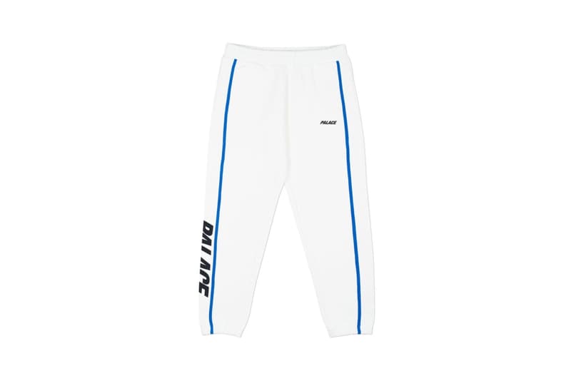 Palace 2018年春コレクション ボトムス 昨年はニューヨークへの旗艦店オープンや本拠地ロンドンにもスケートパークをオープンするなど、〈Supreme（シュプリーム）〉に勝るとも劣らない勢いで成長を続ける〈Palace（パレス）〉は先日、2018年春夏コレクションのルックブックを公開した。そして、2月9日（現地時間）の立ち上げに備えて、『HYPEBEAST』編集部のもとにはアイテム画像が到着した。ボトムスの中心は、ブランドロゴを配置したスウェット生地のものやシェルパンツといった〈Palace〉の真骨頂であるスポーツベースのプロダクト。しかし、ルックブックからも感じ取れたサイケデリックなパターンを筆頭に、ヒッコリー、ダブルニーのミリタリーパンツなど、今季はスポーツ系以外のパンツを買い足してみたい。  〈Palace〉の2018年春夏コレクションとして登場するボトムスのラインアップは、上のフォトギャラリーから。あわせて、アウター＆トップス、アクセサリーのアイテム一覧もチェックすべし。