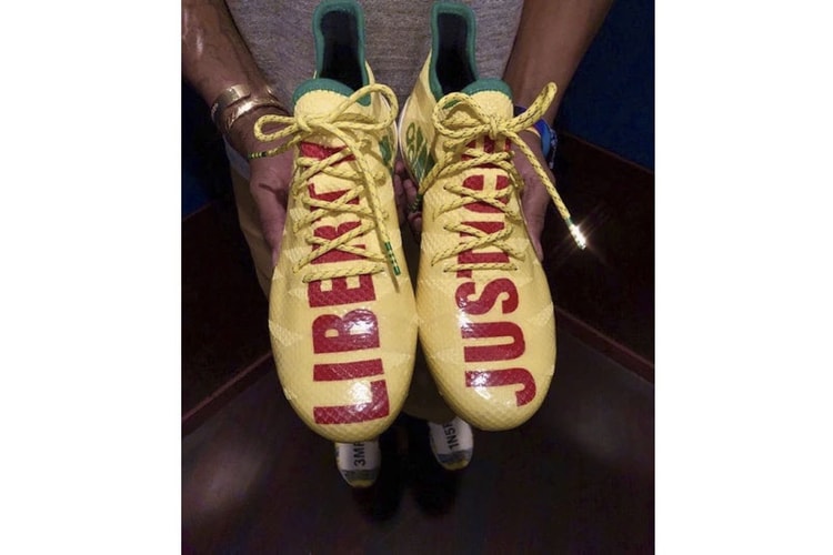 ファレル・ウィリアムスが Hu NMD 仕様のカスタムフットボールシューズを Instagram で公開