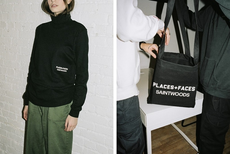 Places+Faces x Saintwoods よりモノクロで表現された最新カプセルコレクションが登場 ミニマルさを追求しモードの香りさえ漂わす珠玉のラインアップをチェック オリジナルフォトマガジン Places+Faces プレイシズ プラス フェイシズ Saintwoods セイントウッズ カプセルコレクション Tシャツ フーディ タートルネック ビーニー 覆面ニットキャップ 手袋 トートバッグ ブラック ホワイト パリ YOUTH OF PARIS ユース オブ パリス Paul Smith ポール・スミス Bella Hadid ベラ・ハディッド ヴィンテージブティック PRETTY BOX プリティ ボックス 最新エディトリアル HYPEBEAST ハイプビースト