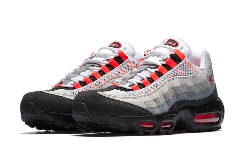 Nike より情熱を表現した Air Max 95 “Solar Red” が待望の復刻リリース 歴史に名を遺す“Neon”モデルに対抗すべく、より鮮やかなカラーウェイを纏った1足がカムバック ハイテクスニーカー Sergio Lozano セルジオ・ロザーノ Air Max 95 Air Max Day 3月26日 VaporMax ソールユニット ハイブリッドモデル Neon Nike ナイキ 2011年 Solar Red ビジブルエア NIKE.COM 通販 HYPEBEAST ハイプビースト