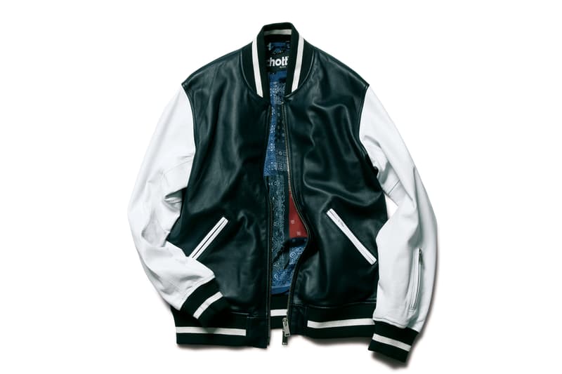 SOPHNET.SCHOTTレザーライダースジャケットソフネットショット黒革XS 