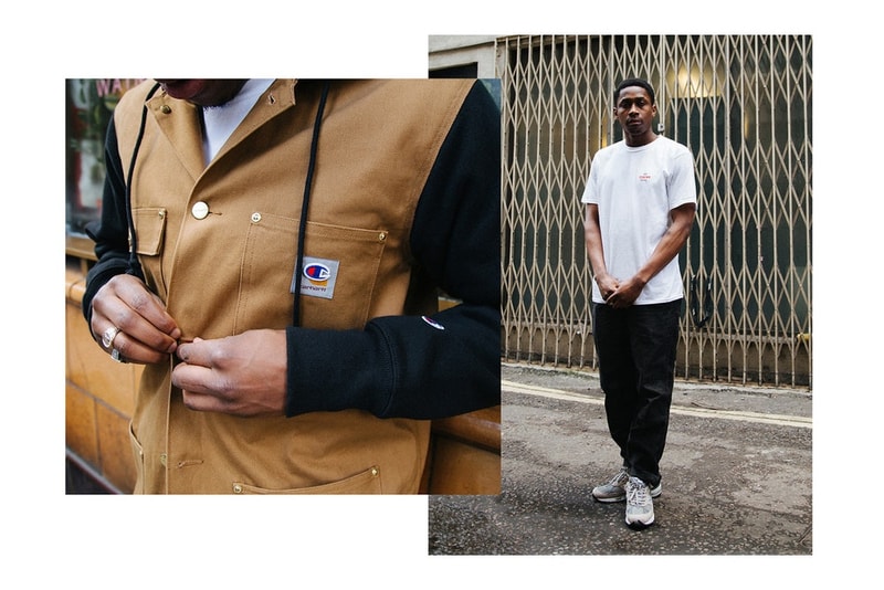 ロンドンの気鋭ブランド Souvenir Works が Carhartt & Champion のアイテムを組み合わせた CHAMPARTT ジャケットをリリース カーハート スーベニア ワークス チャンピオン hypebeast