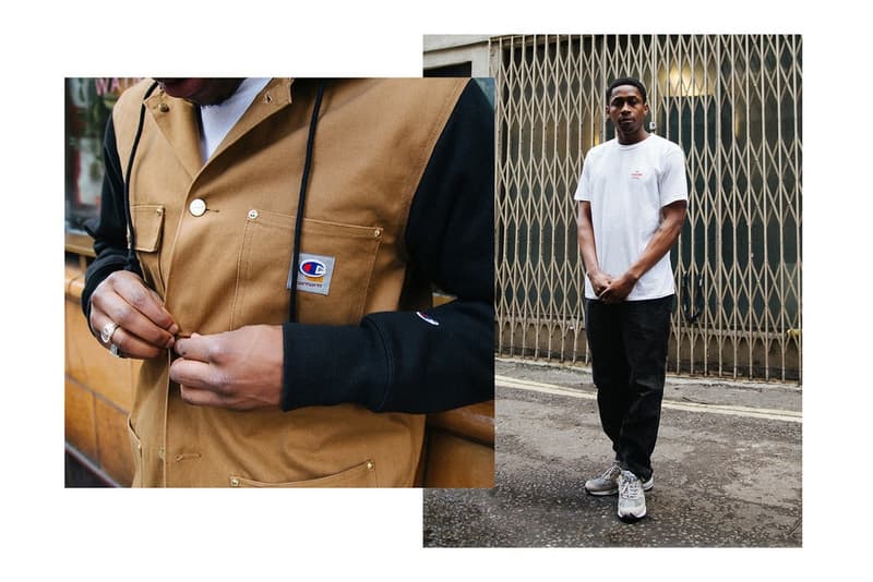 ロンドンの気鋭ブランド Souvenir Works が Carhartt & Champion のアイテムを組み合わせた CHAMPARTT ジャケットをリリース カーハート スーベニア ワークス チャンピオン hypebeast