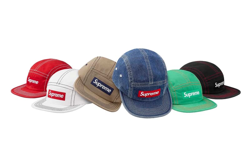 Supreme 2018年春夏コレクション キャップ＆ハット ポケット付きからコーデュロイ素材のものまでボックスロゴ付きの6パネルが注目の最右翼 店頭組であれば必ず1点は購入しておきたい〈Supreme（シュプリーム）〉のハット類。2018年春夏コレクションはボックスロゴ付きの6パネルが注目の最右翼で、ポケット付きからコーデュロイ素材のものまで、実に豊富なバリエーションで展開される。また、チェッカーボードパターン、〈Nike（ナイキ）〉のFlyknitを彷彿とさせる素材、オールドスクールなカラーブロックの5パネル、バイカラー、＄柄など、キャップだけでも選ぶのに苦労するが、そこにロゴ入りベルトが目を引くキャンプハットとマーブル柄のバケットも加わり、いよいよ優先順位がつけられなくなるほど魅力的なデザインが出揃った。  〈Supreme〉の2018年春夏コレクションは、2月15日（現地時間）に海外ローンチを迎えた後、2月17日（土）より日本国内での販売がスタート。それまでに以下にあるルックブックとカテゴリー別のアイテム一覧を何度も見直し、今後は気になるアイテムのリリースに標準を合わせていこう。