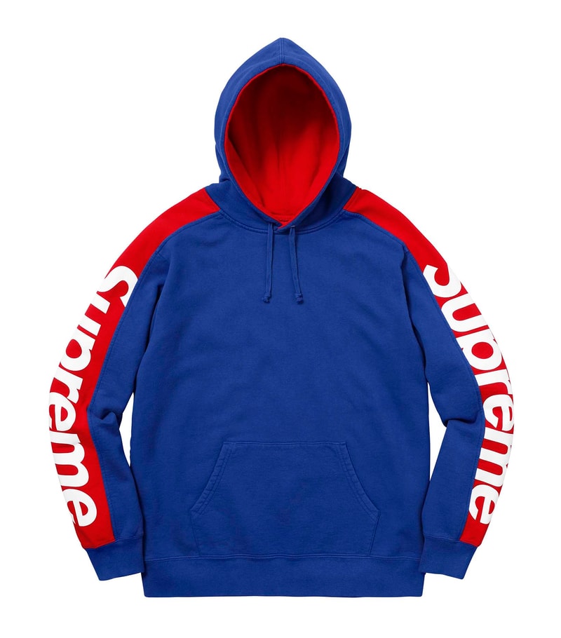Supreme 2018年春夏コレクション  スウェット 米国に強いメッセージを投げかけるデザインからキング牧師のものまで、名作として語り継がれそうなフーディがずらり 最低でも1点か2点、欲を言えば3点、いや4点……〈Supreme（シュプリーム）〉のスウェットはとにかく購入できる限り購入したい、人気中の人気、王道中の王道商品だ。あえて初めにお伝えしておくが、2018年春夏コレクションではボックスロゴは登場しない模様。だが、ティーザーのインナーに採用されていたマーブルカラーのフーディに加え、「illegal business controls America.（違法なビジネスがアメリカを操作している）」という尖ったメッセージをプリントしたもの、さらにはキング牧師ことMartin Luther King, Jr.（マーティン・ルーサー・キング・ジュニア）をマルチで配した逸品まで、ボックスロゴ級に購買意欲を駆り立てられ、名作として語り継がれそうなアイテムが多数ラインアップしている。また、〈Champion（チャンピオン）〉とのコラボスウェットも非常にユニークなデザインで展開され、特にクルーネックの3段プリントは即完必至だろう。  アイテム選びに頭を悩ませる〈Supreme〉2018年春夏コレクションのスウェット各種はもちろんのこと、以下リストからルックブックならびにその他のアイテム一覧も隈なくチェックしておくべし。