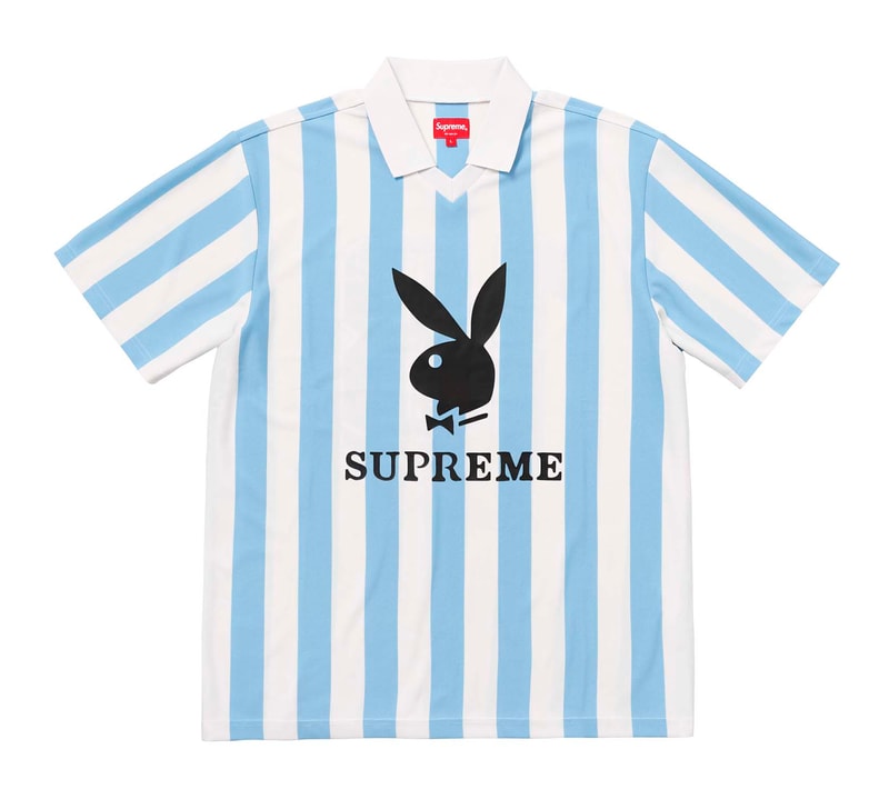 Supreme 2018年春夏コレクション トップス 今季は〈Supreme〉のとにかく“襟付き”を狙え 〈Supreme（シュプリーム）〉が遂に、多くの『HYPEBEAST』読者が待望していた2018年春夏コレクションの全貌を解禁。新シーズンのトップス類では、アニマル柄のアイテムやアルファベットに“FUCK”の文字を隠した開襟シャツ、ポロなど、とにかく“襟付き”が熱い。また、キング牧師ことMartin Luther King, Jr.（マーティン・ルーサー・キング・ジュニア）を前身頃に描き、襟部分に“HAVE A DREAM”のメッセージを添えたジップアップシャツは是が非でも購入しておきたい逸品で、その他にもバンダナ柄のニット、アーガイルのモヘアカーディガン、『PLAYBOY（プレイボーイ）』コラボのサッカーシャツ、フットボールジャージなど、注目アイテムが目白押しだ。  〈Supreme〉の2018年春夏コレクションにラインアップするトップスは、上のフォトギャラリーから。また、2月17日（土）の国内リリースに備えて、以下より各カテゴリーのアイテム一覧をしっかりと予習しておこう。