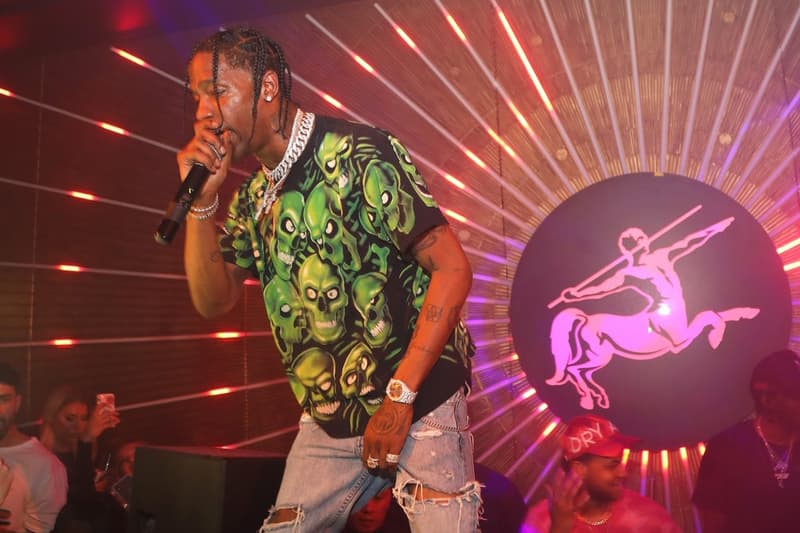 NBA オールスターウィークエンドのパーティで Travis Scott がライブを披露 トラヴィス・スコット NBA バスケ パーティ hypebeast