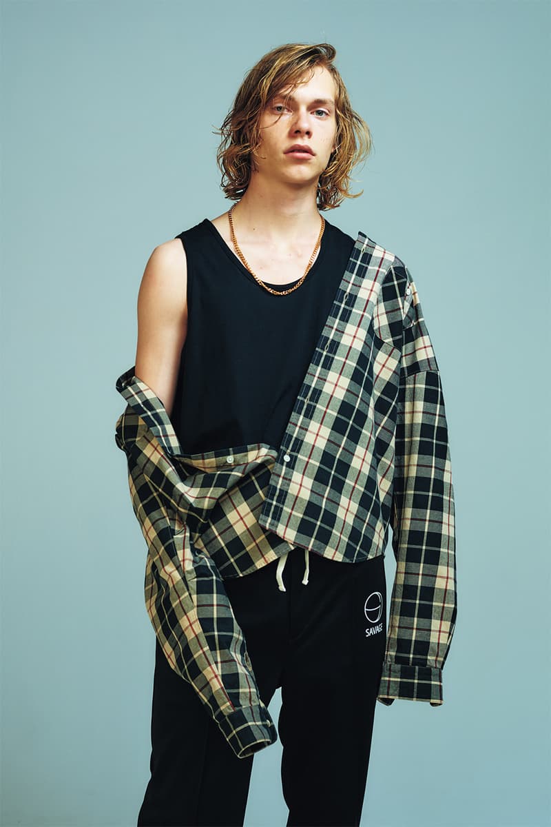 VAPORIZE より現代のヒップホップスタイルを独自の視点で再解釈した2018年春夏ルックブックが到着 ストリートファッションに多大なる影響を与える重要人物たちのスタイルをオマージュ 伝説的バンド The Smashing Pumpkins スマッシング・パンプキンズ 元ギタリスト James Iha ジェームス・イハ VAPORIZE ヴェイパライズ 2018年春夏コレクション ルックブック SAVAGE サベージ Kanye West カニエ・ウェスト A＄AP Rocky エイサップ・ロッキー 迷彩 ブランディング チェック フーデッドパーカ ベースボールシャツ Vetements ヴェトモン  ロングスリーブTシャツ STÜSSY ステューシー Palace パレス HYPEBEAST ハイプビースト