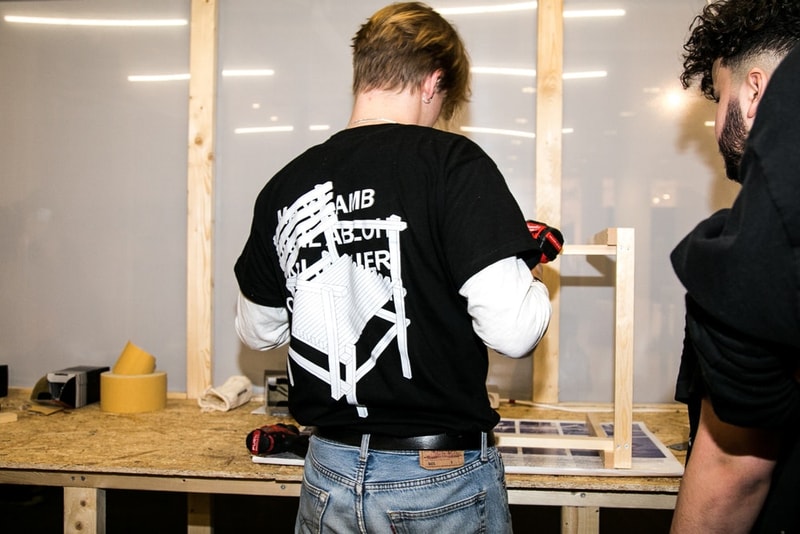 自分だけの “DIY CHAIR” を作れるヴァージル・アブロー max lamb マックス ラム ワークショップの様子をチェック virgil abloh workshop ワークショップ コペンハーゲン ヴァージル アブローCopenhagen International Fashion Fair コペンハーゲン インターナショナル ファッション フェア hypebeast