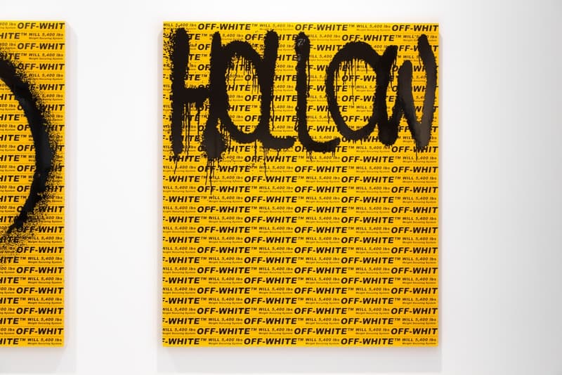 ヴァージル・アブロー x 村上隆によるヘッズ必見コラボアート展 “Future History” に潜入 クリエイティブシーンを牽引する両者のアイコンロゴを用いた数量限定Tシャツも発売中 Nike ナイキ コラボプロジェクト The Ten Off-White™️ オフホワイト 家具デザイナー Max Lamb マックス・ラム Kim Kardashian キム・カーダシアン アート Virgil Abloh ヴァージル・アブロー 現代アーティスト 村上隆 イギリス ロンドン Gagosian Gallery ガゴシアン・ギャラリー Future History クロスアローロゴ フラワーモチーフ LIFE ITSELF スケルトンハウス Kaikai Kiki カイカイキキ Tシャツ EMPTY R _ _ M ポップアップストア HYPEBEAST ハイプビースト