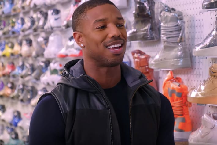 映画『ブラックパンサー』で悪役を演じる Michael B. Jordan がスニーカー愛を語りながらショッピング
