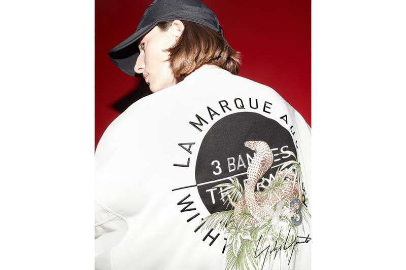 Y-3 より躍動感溢れるカメラアングルが目を引く2018年春夏ビジュアル第2弾が到着 山本耀司が信頼を寄せるイラストレーターとのコラボアイテムや新型フットウェアもラインアップ Y-3 Yohji Yamamoto Fashion Apparel Clothing 布の魔術師 山本耀司 Y-3 ワイスリー Adidas アディダス Yohji Yamamoto ヨウジヤマモト Gucci グッチ Dior ディオール Alessio Bolzoni アレッシオ・ボルゾーニ ロング丈のMA-1ジャケット リーフ柄シャツ 林史己 コブラ 豹 Tシャツ Saikou サイコウ Kusari クサリ NMD フットウェア HYPEBEAST ハイプビースト