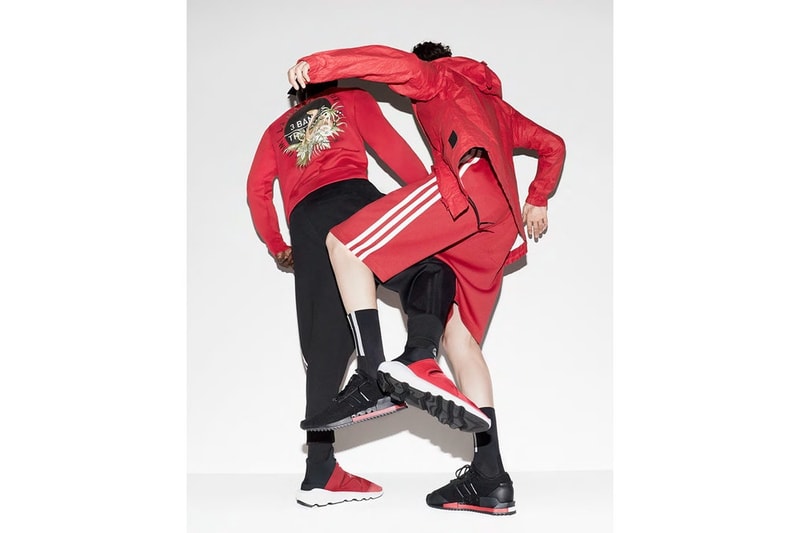 Y-3 より躍動感溢れるカメラアングルが目を引く2018年春夏ビジュアル第2弾が到着 山本耀司が信頼を寄せるイラストレーターとのコラボアイテムや新型フットウェアもラインアップ Y-3 Yohji Yamamoto Fashion Apparel Clothing 布の魔術師 山本耀司 Y-3 ワイスリー Adidas アディダス Yohji Yamamoto ヨウジヤマモト Gucci グッチ Dior ディオール Alessio Bolzoni アレッシオ・ボルゾーニ ロング丈のMA-1ジャケット リーフ柄シャツ 林史己 コブラ 豹 Tシャツ Saikou サイコウ Kusari クサリ NMD フットウェア HYPEBEAST ハイプビースト