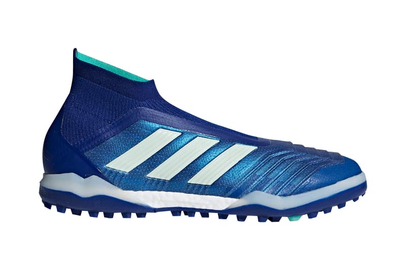 冷淡で毒々しい表情に仕上げた adidas の新パッケージ “Deadly Strike” BOOST™️フォームを搭載したPredatorやエアログリーンを纏ったNemezizといったストリートモデルもラインアップ 日本代表の欧州遠征は、一言で言えば不完全燃焼だったように思える。しかし、2010年の岡田ジャパンもW杯直前は解任説まで蔓延するほどマイナスイメージを植え付けられていたが、結果として困難なグループリーグを突破し、ベスト16でもPK戦までもつれ込む善戦を見せてくれた。W杯予選突破以降、右肩下がりのサムライブルーだが、策士として知られるVahid Halilhodžić（ヴァヒド・ハリルホジッチ）監督は本戦にピークを持っていくための秘策を用意していることだろう。  その日本代表の公式ユニフォームサプライヤーである〈adidas（アディダス）〉もロシアW杯に向けて、ギアを一段階上げている。新たに情報解禁を迎えたのは、“Deadly Strike”と題したシューズパッケージ。レッド/ブラック/ホワイトの力強い配色を採用した“Cold Blooded”とは一変、凶暴性を感じさせながらもどこか冷淡で毒々しい配色を特徴とする新作群は、コートモデルを中心としながらも、BOOST™️フォームを搭載したPredatorやエアログリーンを纏ったNemezizなど、オンコートとストリートをクロスオーバーするモデルもラインアップしている。  限定プレミアムモデル“Deadly Strike”は、3月28日（水）より『アディダス オンラインショップ』で先行販売され、1週間後の4月4日（水）に一般リリースを迎える。  ところで、W杯前最後の欧州遠征に先駆けて発表された日本代表の新アウェイユニフォームはもうチェック済み？