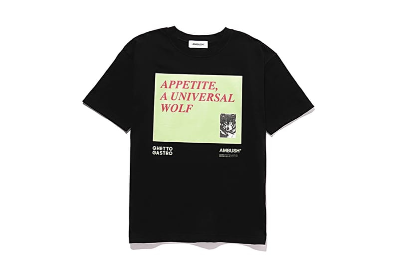 AMBUSH® とギャングな見た目とは裏腹の天才料理集団 Ghetto Gastro のコラボアイテムがリリース決定