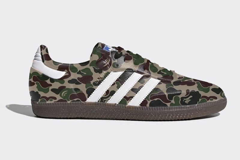 BAPE®️ x adidas の注目タッグより新作コラボ Samba が登場か？
