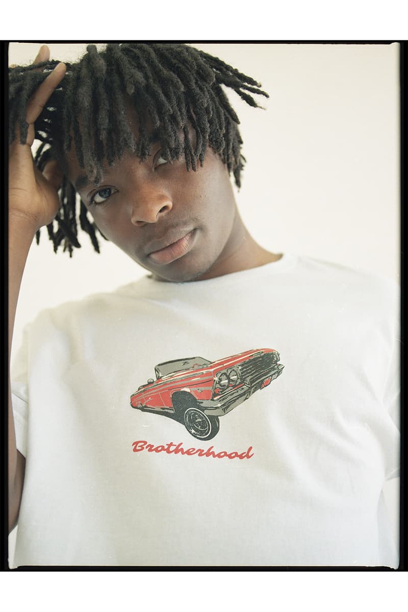  Brotherhood よりチルなムードを漂わせる2018年最新ルックブックが到着 こなれ感たっぷりなナイロン素材のトラックスーツやアメ車のグラフィックプリントTシャツなど即戦力アイテムがラインアップ アメリカ カリフォルニア ストリートブランド Brotherhood ブラザーフッド 2018年春シーズン ベーシック ナイロン素材 トラックスーツ ハーフジップ スウェットパーカ アメ車 Tシャツ 刺繍入りキャップ キーチェーン ピンズ 西海岸 リラックスムード WISM ウィズム 通販 オンライン HYPEBEAST ハイプビースト