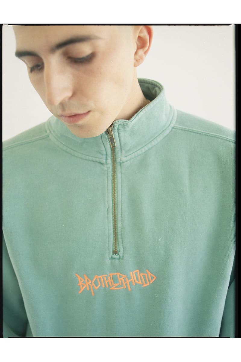  Brotherhood よりチルなムードを漂わせる2018年最新ルックブックが到着 こなれ感たっぷりなナイロン素材のトラックスーツやアメ車のグラフィックプリントTシャツなど即戦力アイテムがラインアップ アメリカ カリフォルニア ストリートブランド Brotherhood ブラザーフッド 2018年春シーズン ベーシック ナイロン素材 トラックスーツ ハーフジップ スウェットパーカ アメ車 Tシャツ 刺繍入りキャップ キーチェーン ピンズ 西海岸 リラックスムード WISM ウィズム 通販 オンライン HYPEBEAST ハイプビースト