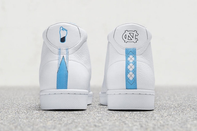 マイケル・ジョーダンがかつて所属したノースカロライナ大学仕様の Converse Pro Leather が登場 〈Converse〉のシェブロン＆スターを〈Jordan Brand〉のジャンプマンにアップデート バスケの神様 Michael Jordan マイケル・ジョーダン Converse コンバース Pro Leather NCAA 全米大学体育バスケットボールトーナメント UNC ノースカロライナ大学 シェブロン＆スター ジャンプマン オフィシャル契約 ユニホームカラー チームロゴ Nike ナイキ Tinker Hatfield ティンカー・ハットフィールド HYPEBEAST ハイプビースト