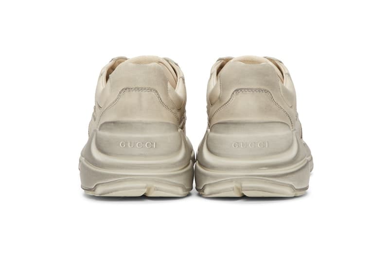 Gucci からシーンで話題沸騰中のヴィンテージ加工を施した新作 Rhyton がリリース 〈Vetements〉や〈Balenciaga〉に次ぐブレイクスニーカーが誕生か? Kim Jones ダッドスニーカー チャンク キム・ジョーンズ Demna Gvasalia デムナ・ヴァザリア Gucci グッチ シンボリック Rhyton リュトン イタリアメイド ヴィンテージレザー Vetements ヴェトモン Balenciaga バレンシアガ One Direction 新広告塔 ワン・ダイレクション Harry Styles ハリー・スタイルズ HYPEBEAST ハイプビースト