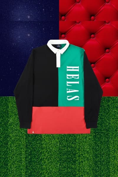 パリ発の注目スケートレーベル Hélas が2018年春のリリース第1弾 “Numero Uno” をリリース ルーカス・プイグらしいヒネリの効いたストリートウェアで構成される最新コレクションをチェックせよ HYPEBEAST ハイプビースト ヘラス 〈adidas Skateboarding（アディダス スケートボーディング）〉とアニメ風のビジュアルを採用したカプセルコレクションを展開したことも記憶に新しい、Lucas Puig（ルーカス・プイグ）主宰の〈Hélas（ヘラス）〉が、2018年春のリリース第1弾として“Numero Uno”を発表した。ルックブックやVHS調のキャンペーンビデオにも色濃く反映されているが、今季は古き良き80年代をヒントに、〈Palace（パレス）〉所属の同スケーターらしいヒネリの効いたユニークなプロダクトを展開する。  100%ウールコットンのファンジャケットは3段のカラーブロックが特徴的で、それにフックしたパンツも登場。また、デニムアノラックとトラックタイプの2型を展開するフード付きジャケットや、バックプリント入りのフーディ、ポロシャツなどもキーピースとして見逃せないアイテムだ。  “Numero Uno”コレクションは、現在『helascaps.com』にて販売中。サイズによっては品切れのものも出てきているので、気になる方はお早めに。  〈Supreme（シュプリーム）〉x〈UNDERCOVER（アンダーカバー）〉x Public Enemy（パブリック エナミー）のアイテム一覧やチルなムードを漂わせる〈Brotherhood（ブラザーフッド）〉のスプリングコレクションなど、その他の最新ファッションニュースもお見逃しなく。