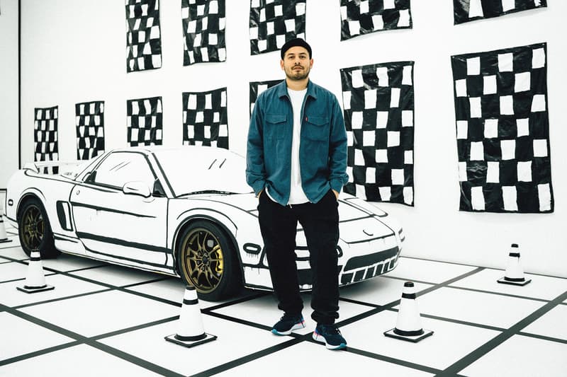 スケッチ画のようなカスタムスニーカーが話題の Joshua Vides のエキシビションに潜入 ジョシュア・ビデス