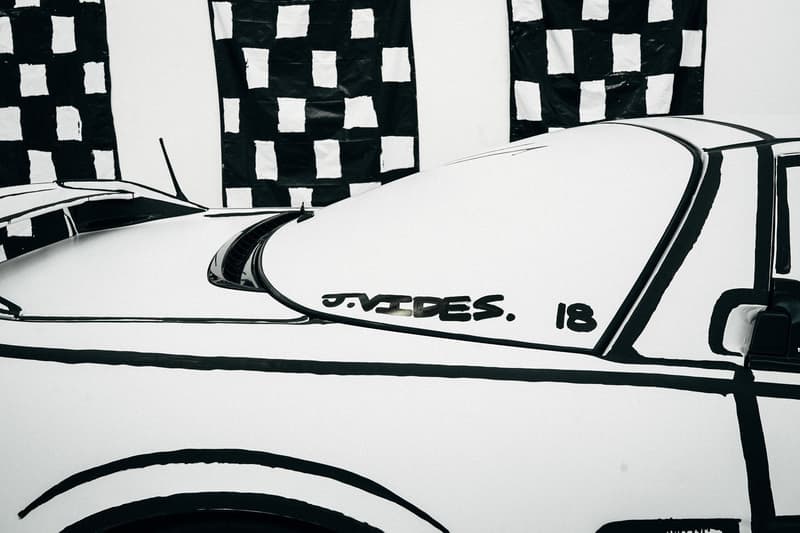 スケッチ画のようなカスタムスニーカーが話題の Joshua Vides のエキシビションに潜入 ジョシュア・ビデス