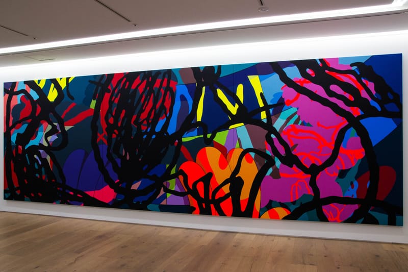 六本木 PERROTIN にて開催中の KAWS によるソロエキシビションの様子をフォトレポート