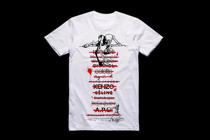 Kidult が“犯行”に及んだブランドを晒しあげる “DEATH NOTE” Tシャツを発表 大手メゾンが厄介視するノートリアスな覆面アーティストが夜神月的なマインドセットで100枚限定の非売品Tシャツを刷る